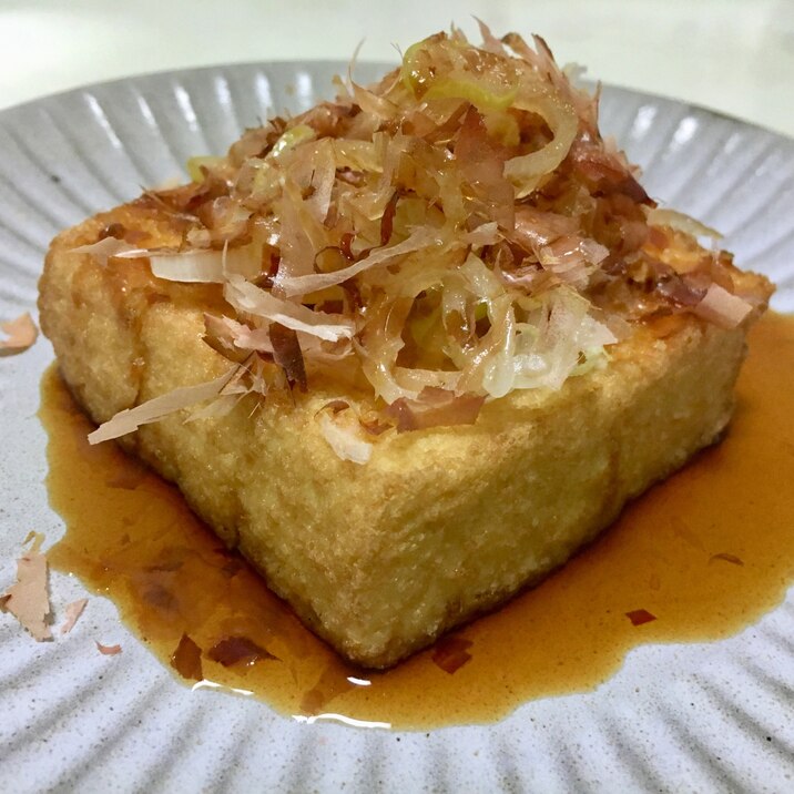 簡単副菜にもってこい厚揚げのトースター焼き レシピ 作り方 By 124 楽天レシピ